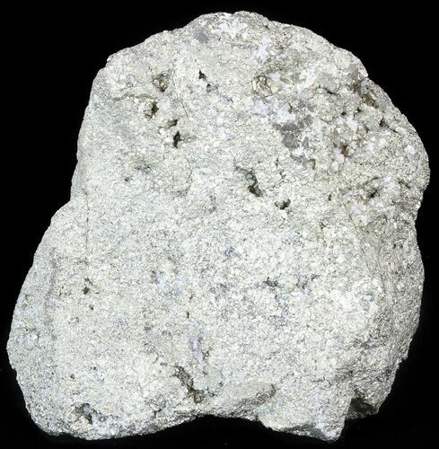 Rough Pyrite Cluster with Druzy Quartz - Peru #50122